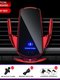 15W Qi Wireless Car Phone Charger, Color: Red