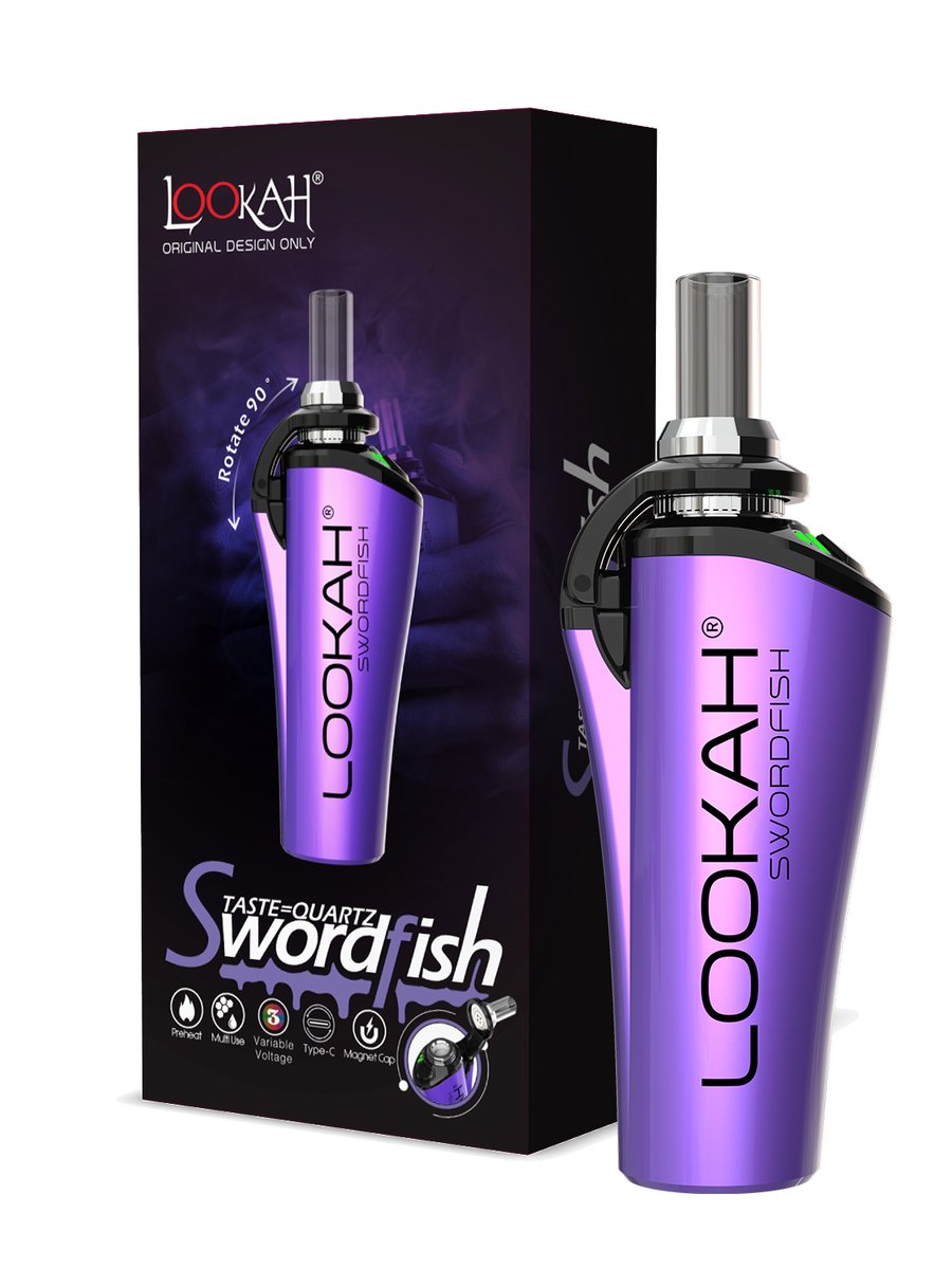 LOOKAH Swordfish Cool Affordable Wax Pen, Color: Black, 7 image