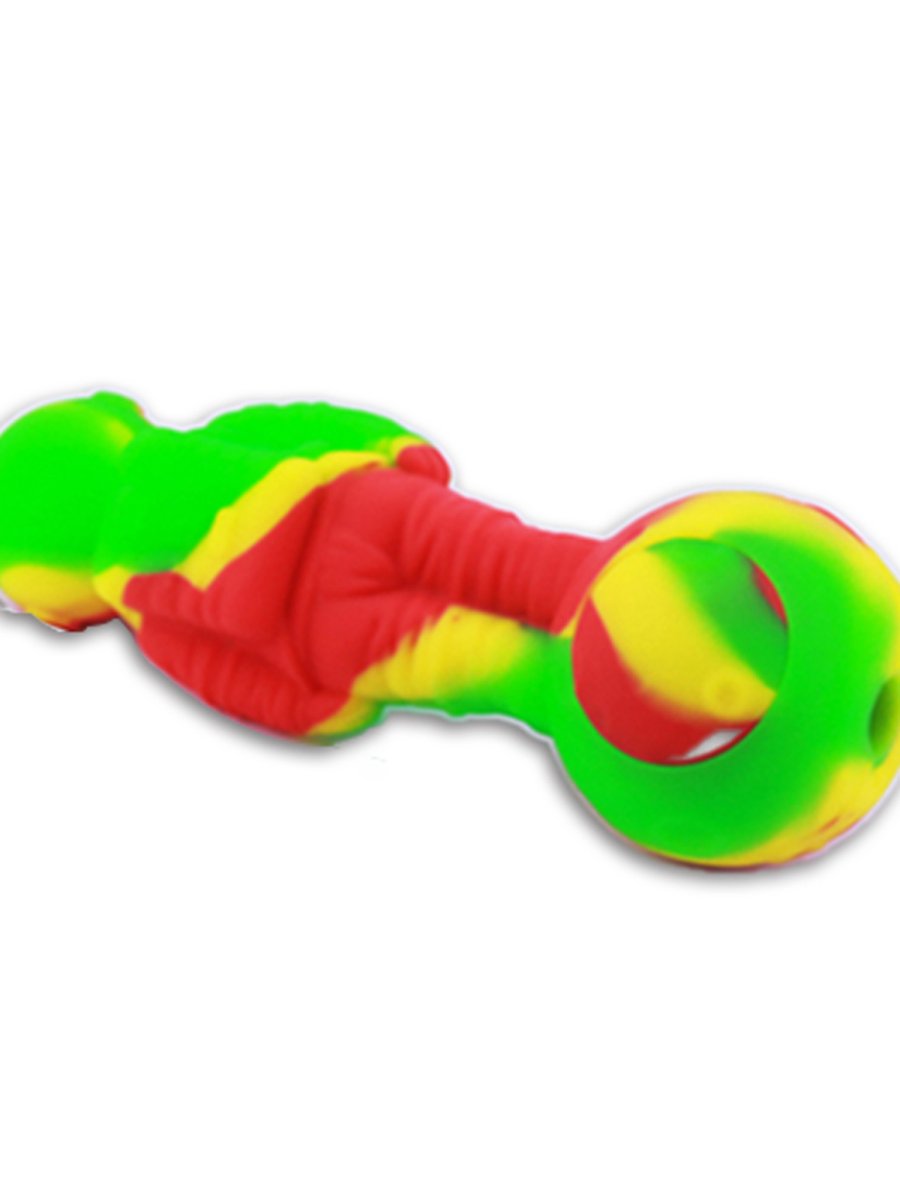 Green and Blue Astronaut Glass Pipe, Color: red-green, 2 image Green and Blue Astronaut Glass Pipe, Color: red-green, 2 image