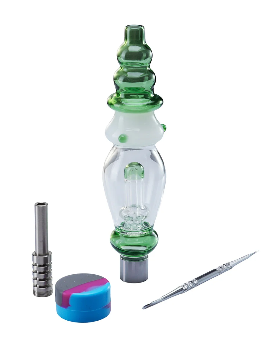 2PCS Showerhead Perc Water Filter Gourd Glass Nectar Collector Kit, 7 image 2PCS Showerhead Perc Water Filter Gourd Glass Nectar Collector Kit, 7 image