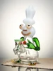 Lookah 8" Mini Cool Frog Themed Glass Dab Rig, Colors: White Jade, 4 image