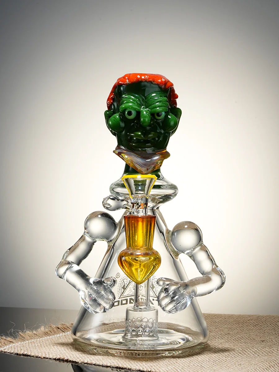 Lookah Bong 8 &quot; Mini Gothic Funny Beaker Glass Water Pipe2