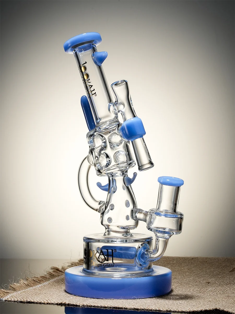 Blue Cool Recycler Klein Handgun Water Pipe