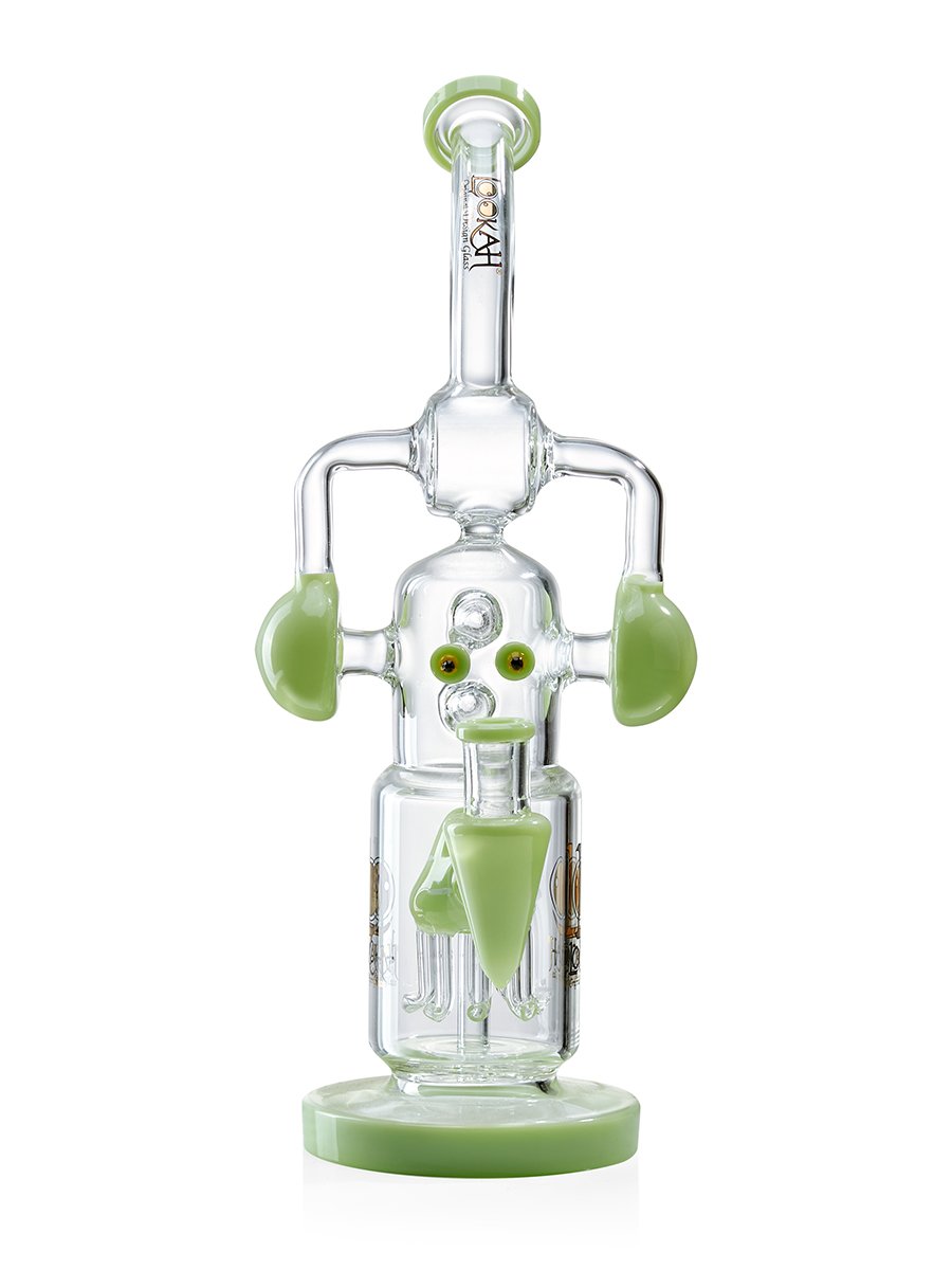 recycler decorative robot bong green recycler decorative robot bong green