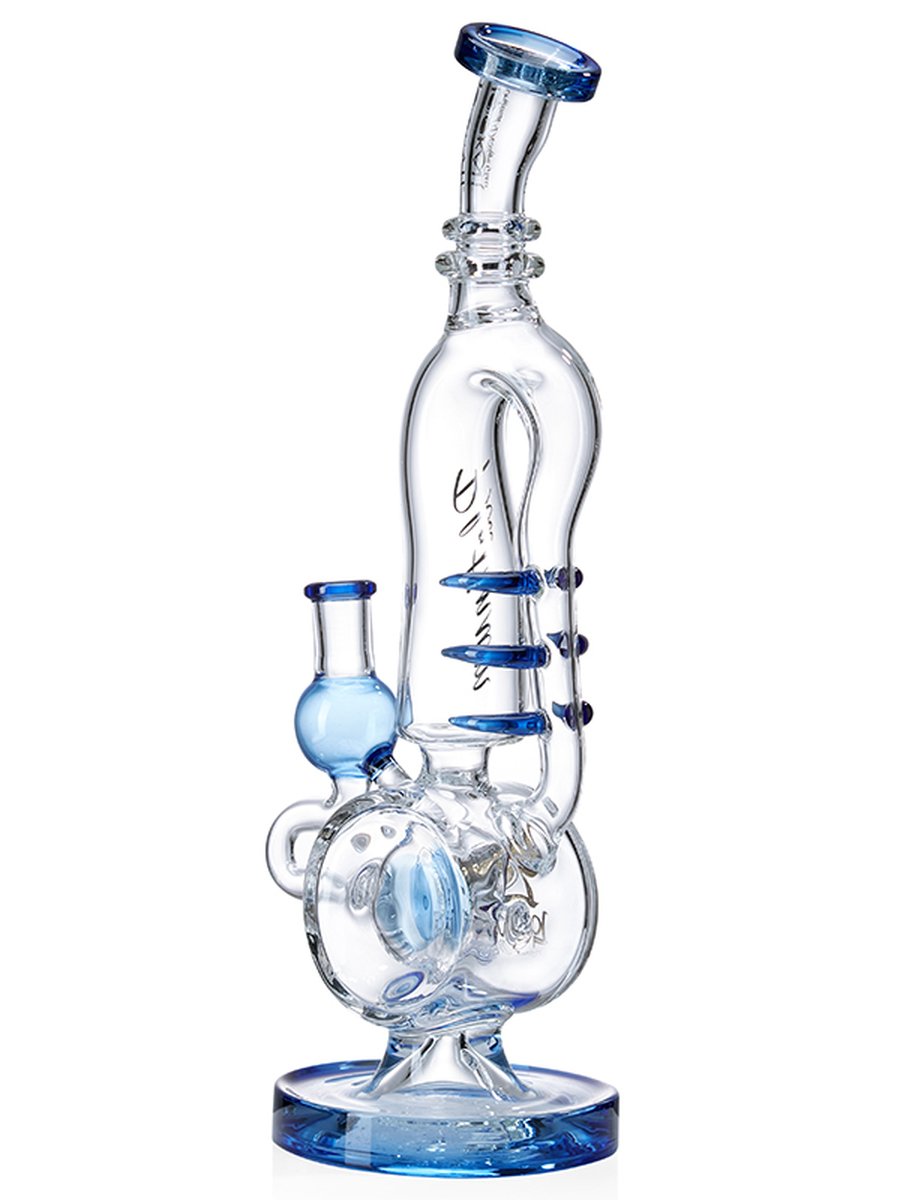 WPC806 Water Pipe, Colors: Clear Blue, 3 image WPC806 Water Pipe, Colors: Clear Blue, 3 image