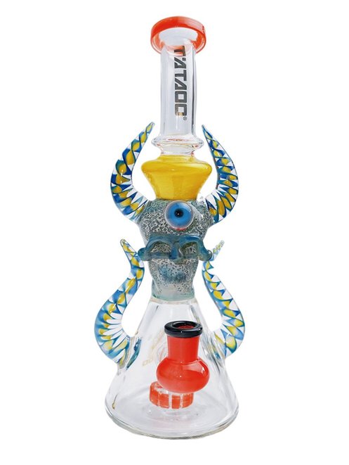 12-inch-cool-ornate-satanic-beaker-glass-water-pipe 12-inch-cool-ornate-satanic-beaker-glass-water-pipe