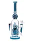 Lookah Bong 13.5" Cute Anime Octopus Bubble Water Pipe, Colors: Blue
