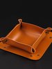 Leather Tobacco Rolling Tray, Color: Brown