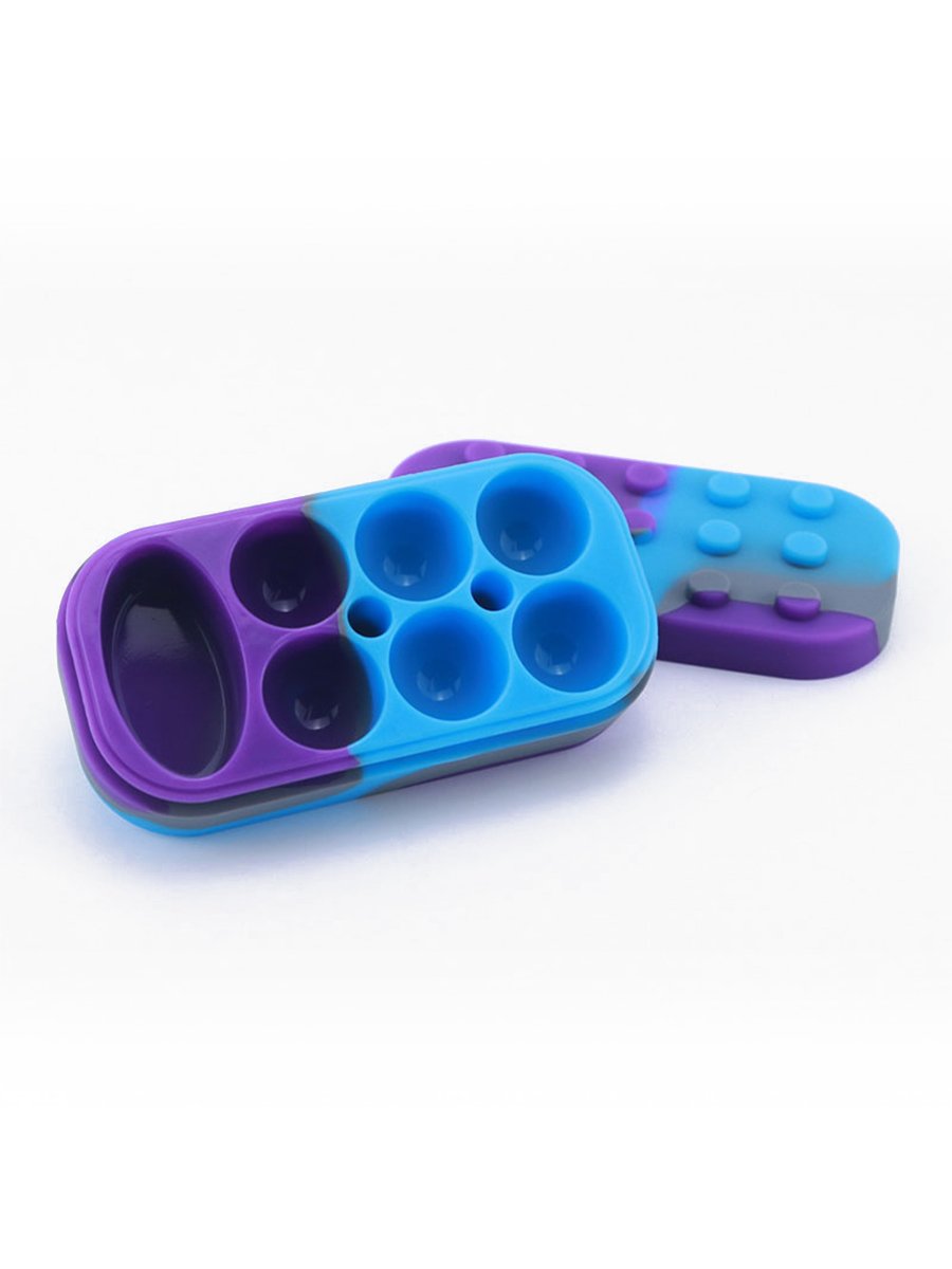 Purple Multi-Compartment Concentrate Container