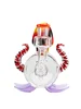 14mm Male 90° Cute Squid Glass Ash Catcher for Bong, Colors: Red 14mm Male 90° Cute Squid Glass Ash Catcher for Bong, Colors: Red