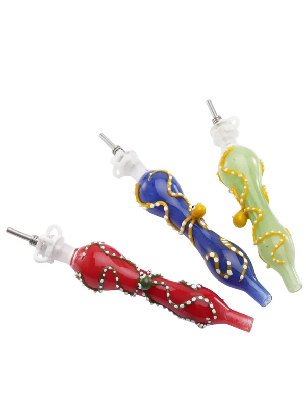 3PCS 10mm Octopus Glass Nectar Collector 3PCS 10mm Octopus Glass Nectar Collector