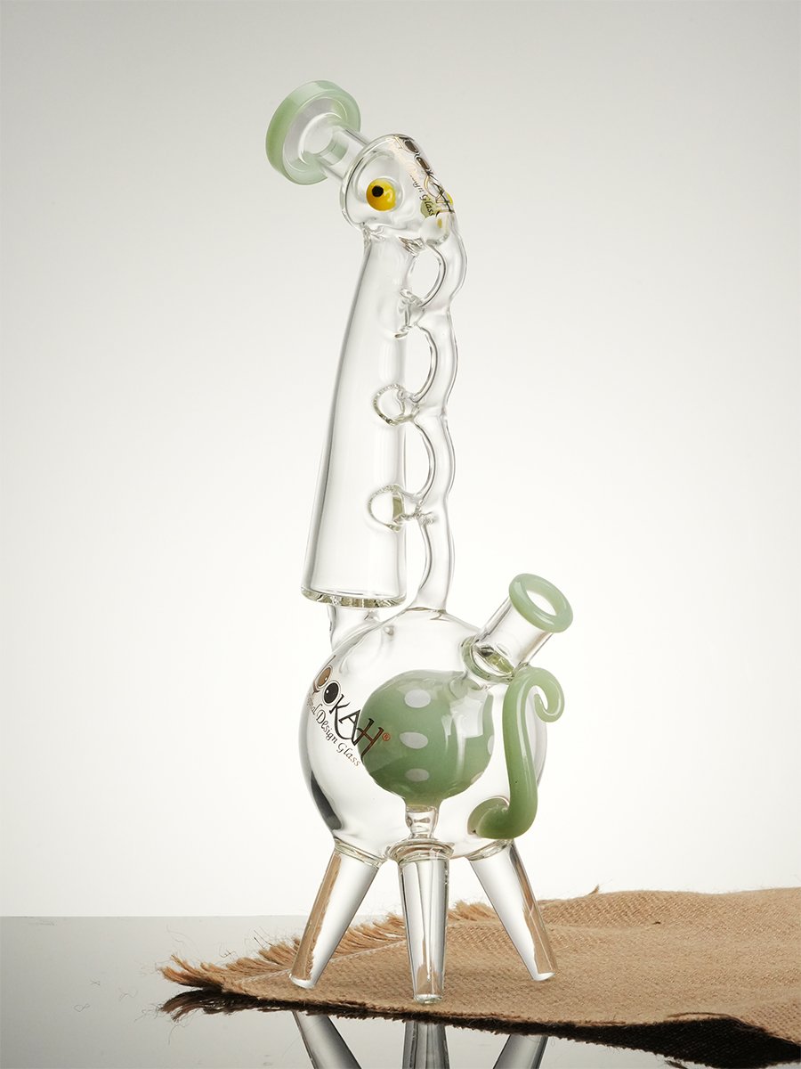 Lookah Bong 12.5 ” Cool Recycler Giraffe Water Pipe -Purple, Colors: Purple, 8 image Lookah Bong 12.5 ” Cool Recycler Giraffe Water Pipe -Purple, Colors: Purple, 8 image