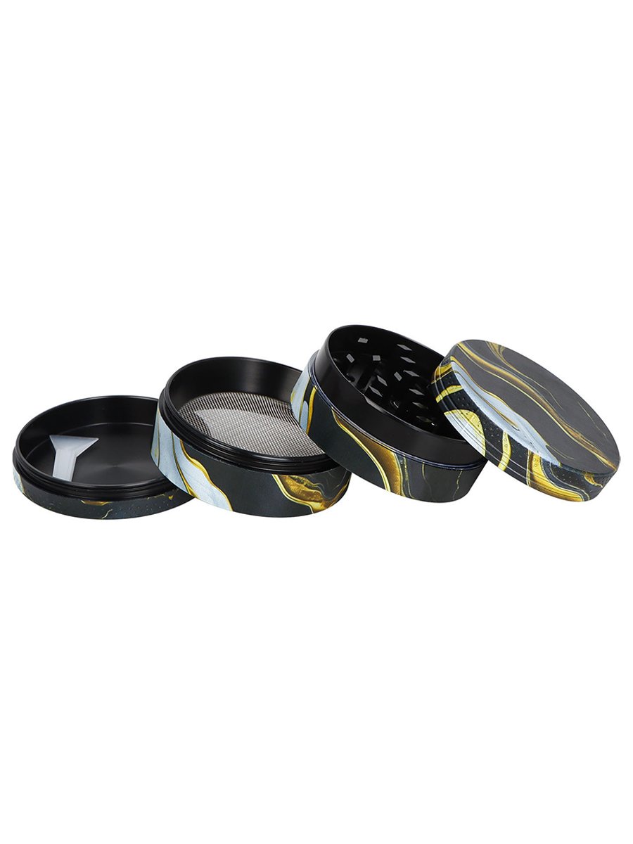Marble Pattern Metal Herb Grinder Marble Pattern Metal Herb Grinder