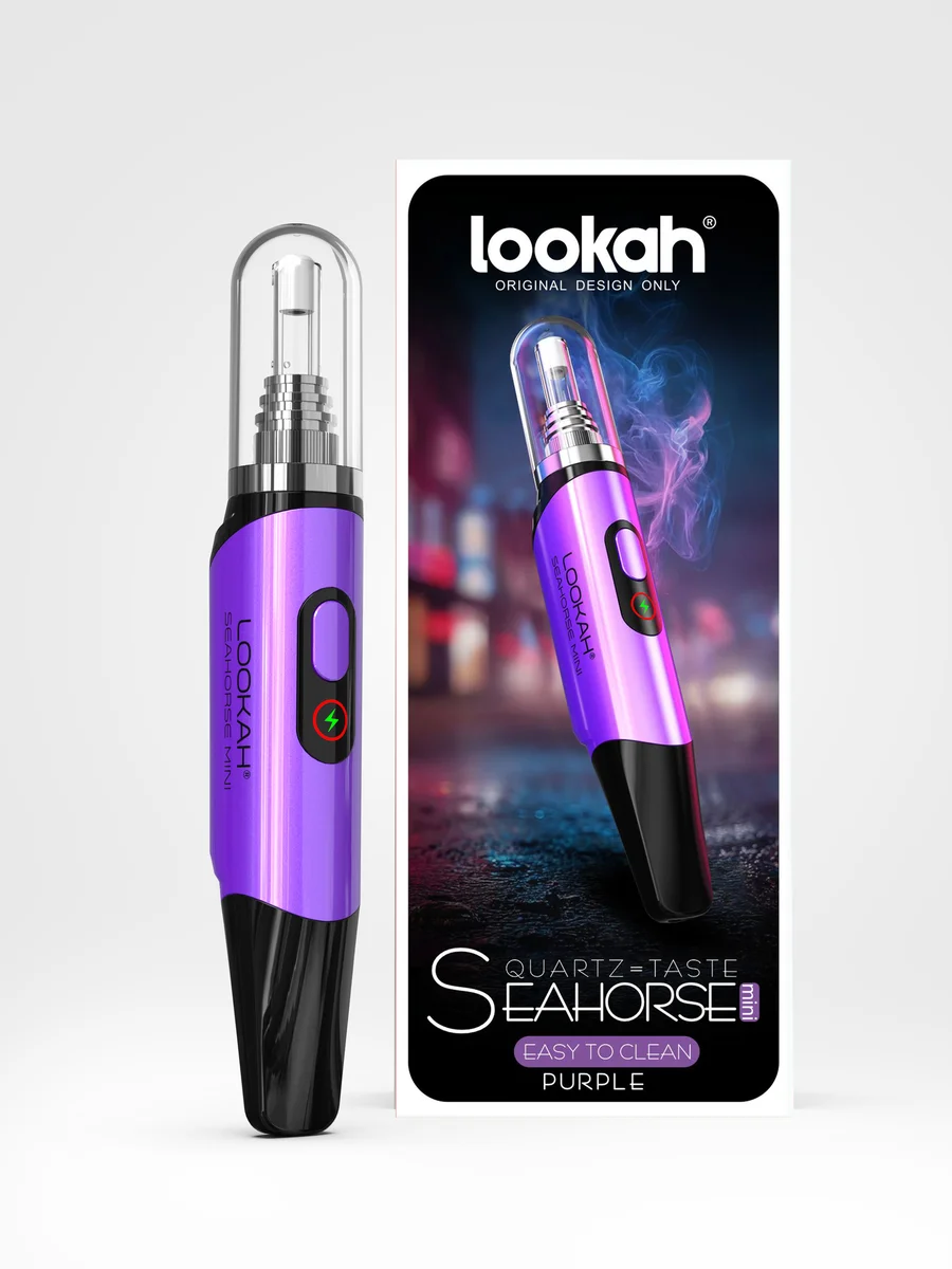 LOOKAH Seahorse Mini Electric Nectar Collector, Color: Purple, 9 image