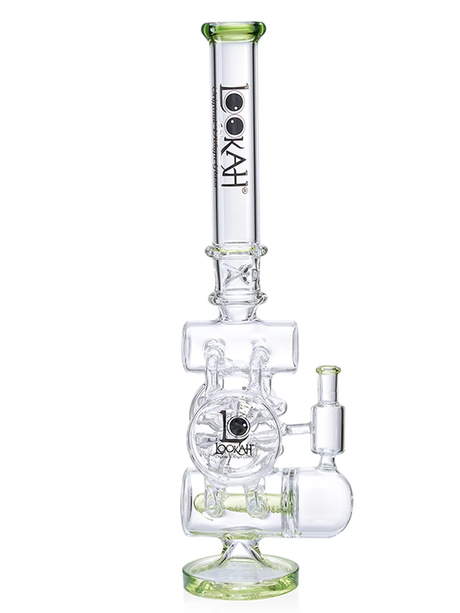 21" Ice Recycler Bong | Crystal Green 21" Ice Recycler Bong | Crystal Green