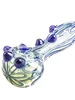 Marble Handle Glass Pipe Marble Handle Glass Pipe