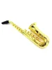 2Pcs Saxophone Shape Metal Smoking Pipe