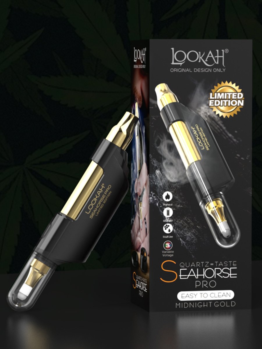Lookah Seahorse PRO Electric Nectar Collector & Dab Pen Royal Gold Lookah Seahorse PRO Electric Nectar Collector & Dab Pen Royal Gold