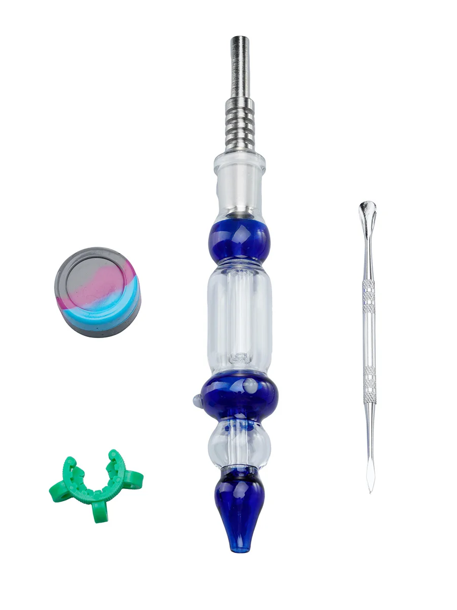 10mm Cute Bubbler Glass Nectar Collector Kit, Size:  10mm Kit, 4 image