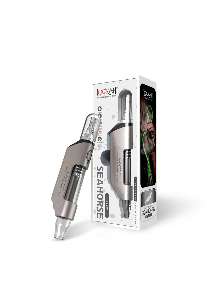 LOOKAH Seahorse Pro Plus Best Electric Nectar Collector Wax pen & Dab Pen, Color: Orange-Black Spatter, 3 image LOOKAH Seahorse Pro Plus Best Electric Nectar Collector Wax pen & Dab Pen, Color: Orange-Black Spatter, 3 image