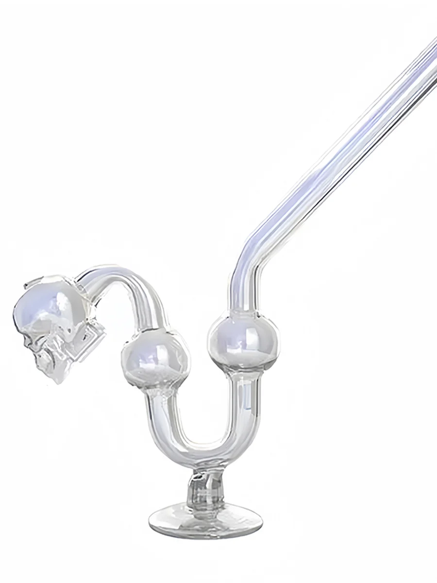 Electroplated Skull Water Oil Burner Water Pipe Electroplated Skull Water Oil Burner Water Pipe