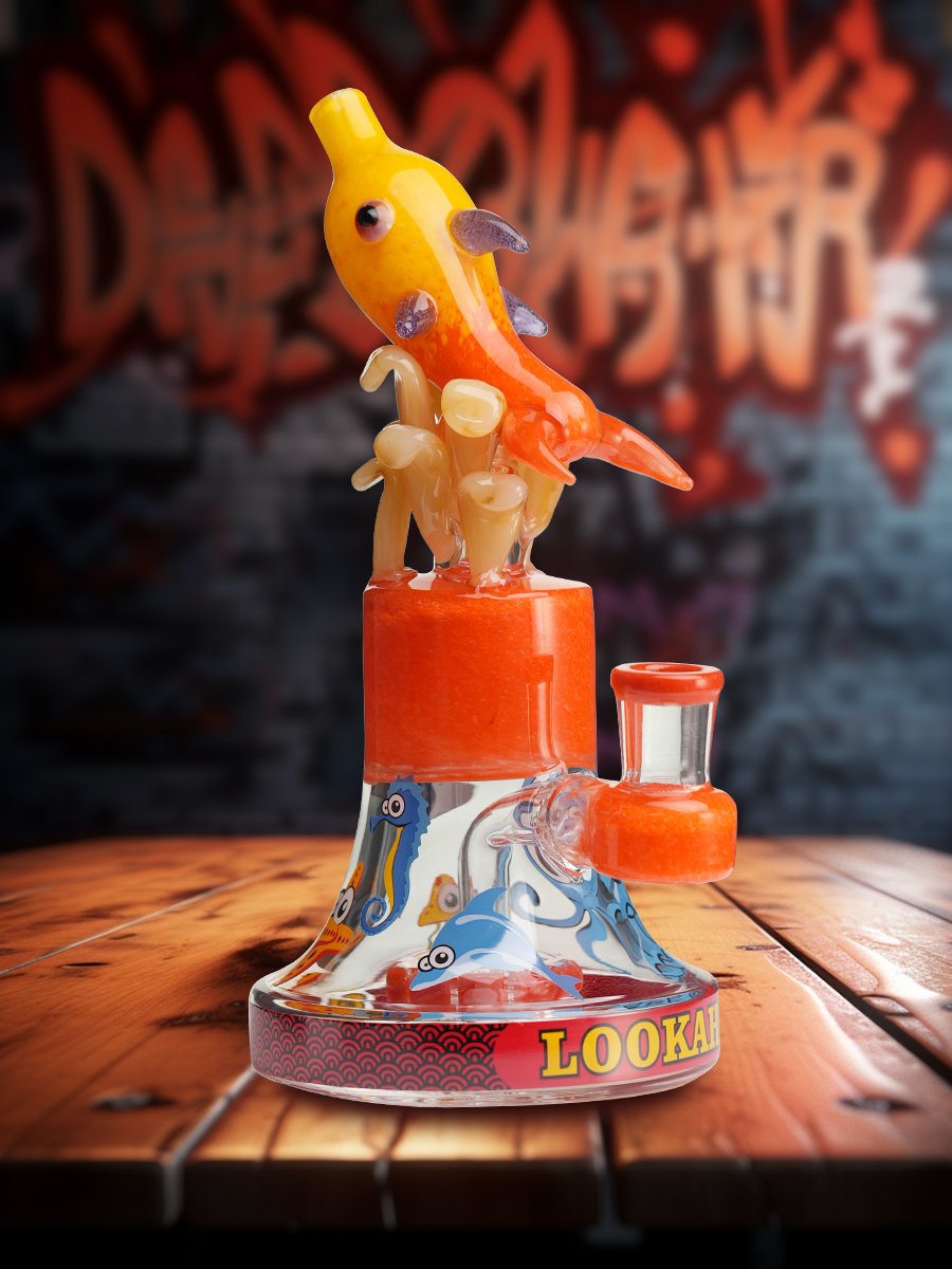 Lookah Rig 8.5&quot; Cool Ocean World Artistic Dab Rig