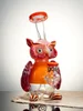 Lookah Rig 7" Mini Nerdy Owl Dab Rig Lookah Rig 7" Mini Nerdy Owl Dab Rig