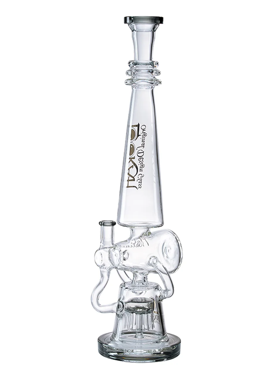 Lookah Bong 18" Recycler Novelty Shotgun  Water Pipe, Colors: Clear Black, 2 image Lookah Bong 18" Recycler Novelty Shotgun  Water Pipe, Colors: Clear Black, 2 image