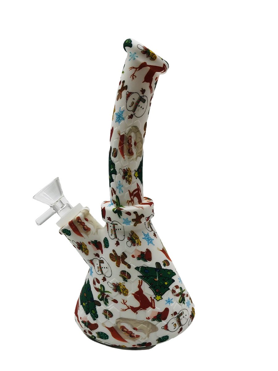 Large Horn Silicone Bong