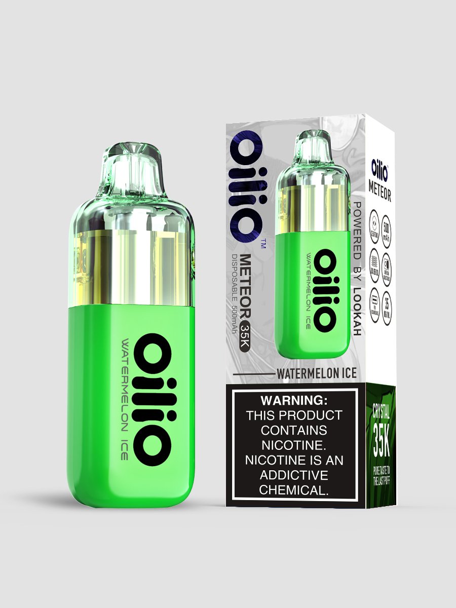 5PCS OiliO Meteor POD Disposables with Same Flavor, Taste: Iced Mint, 30 image