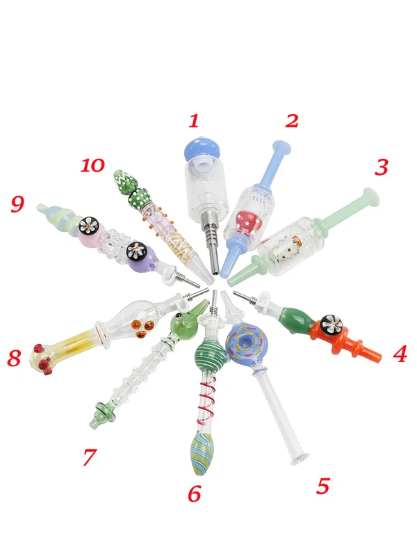 10PCS Cute Glass Nectar Collectors2 10PCS Cute Glass Nectar Collectors2