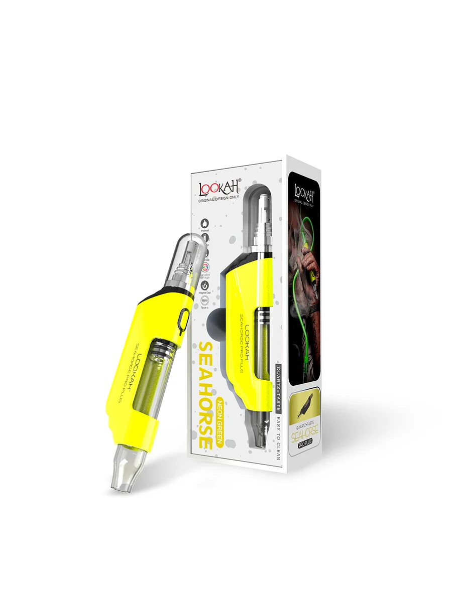 LOOKAH Seahorse Pro Plus Best Electric Nectar Collector Wax pen & Dab Pen, Color: Orange-Black Spatter, 11 image LOOKAH Seahorse Pro Plus Best Electric Nectar Collector Wax pen & Dab Pen, Color: Orange-Black Spatter, 11 image
