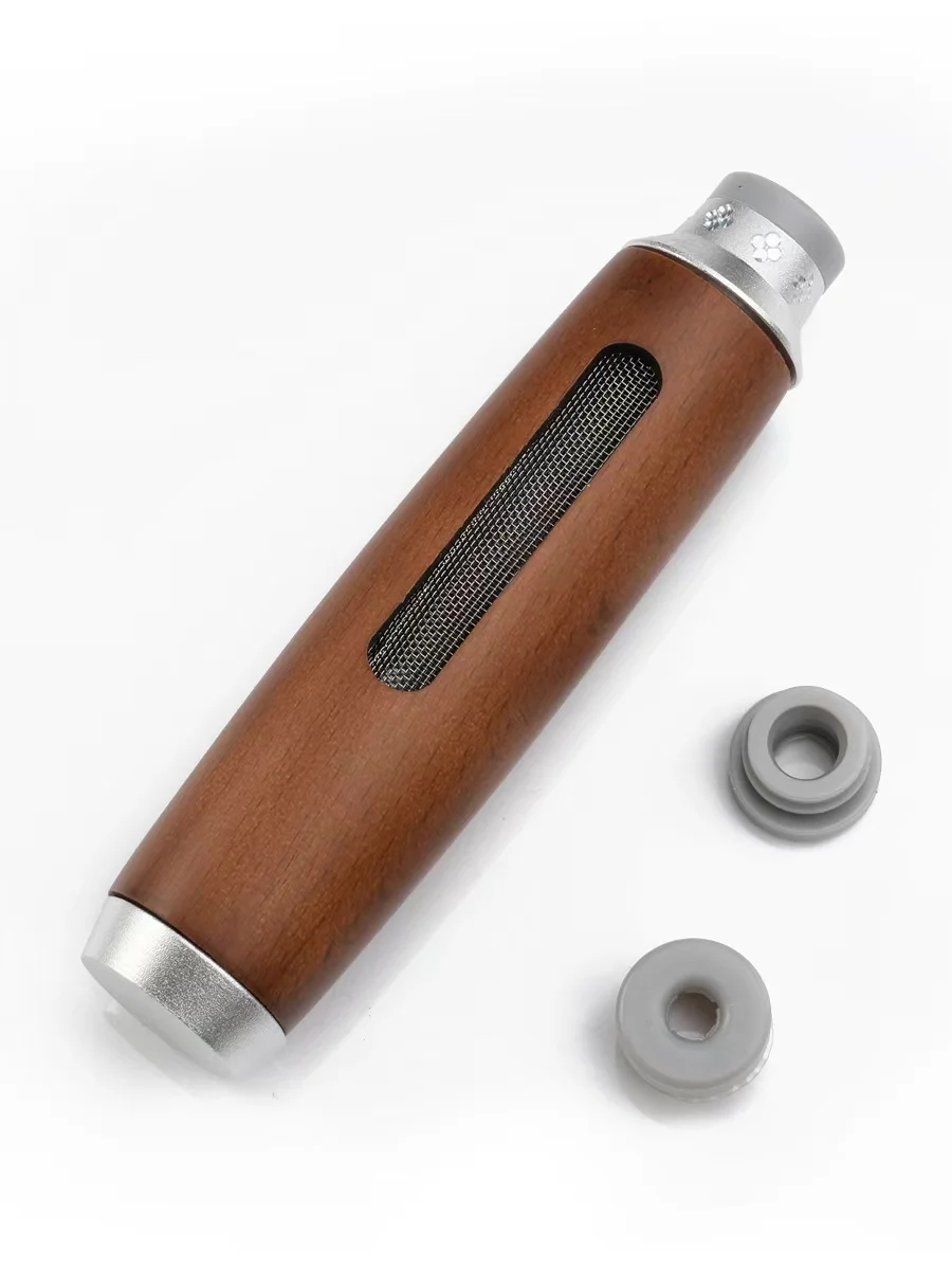 Multifunctional Solid Wood Ashtray, Color: Black Multifunctional Solid Wood Ashtray, Color: Black