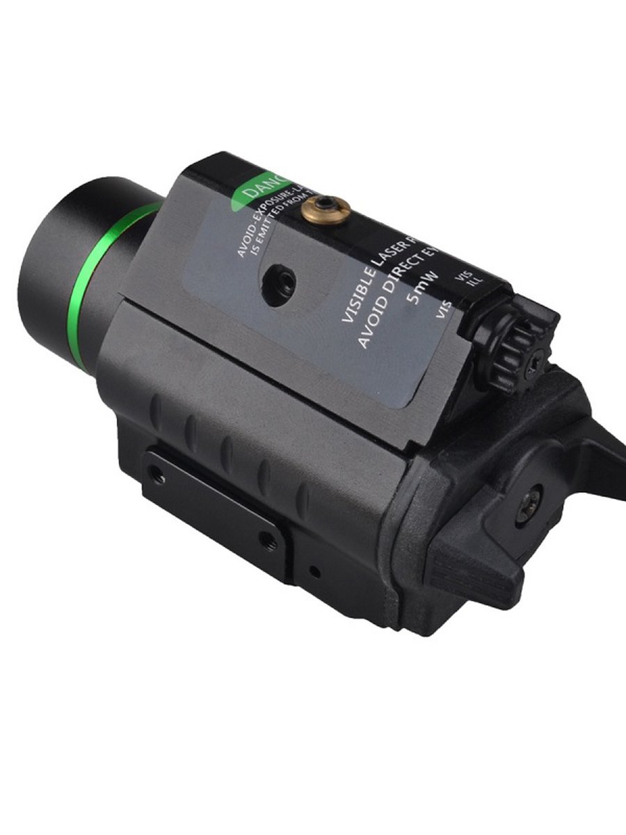 Tactical Weaponlight Laser Flashlight, Color: Green, 3 image Tactical Weaponlight Laser Flashlight, Color: Green, 3 image