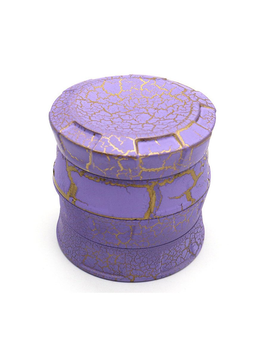 Waist Drum Crackle Pattern Herb Grinder Waist Drum Crackle Pattern Herb Grinder