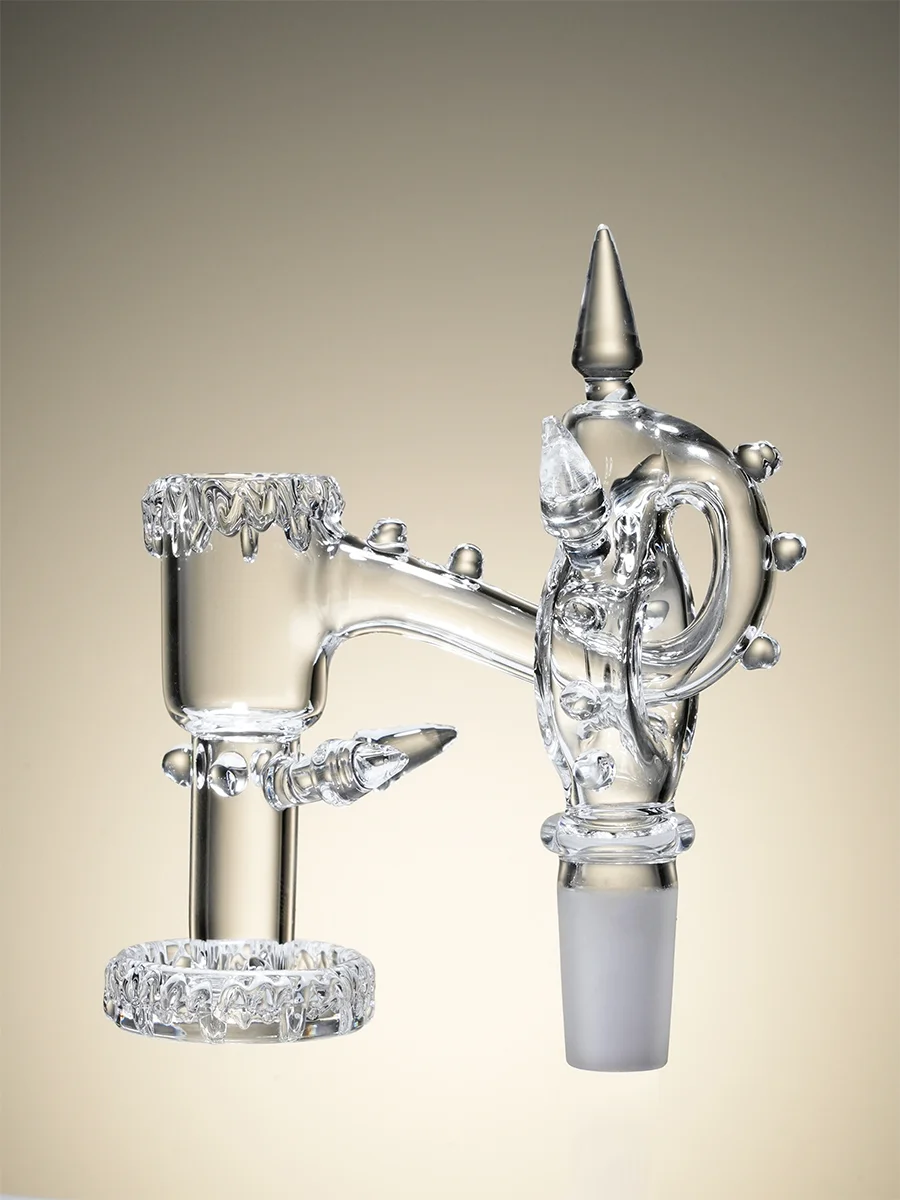 Quartz Banger Nail with Clamp Ring4 Quartz Banger Nail with Clamp Ring4