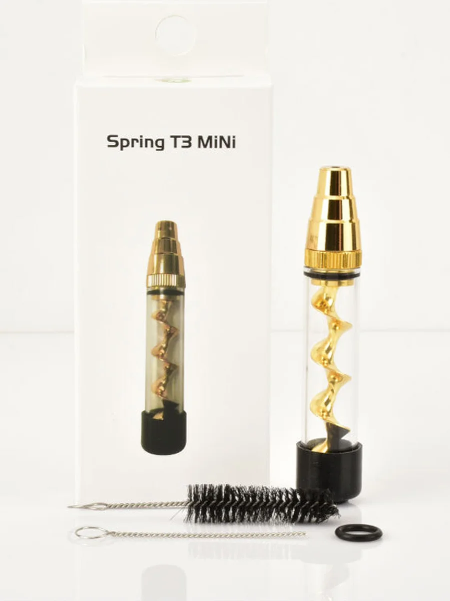 Spring T3 Mini Twisty Glass Blunt Pipe 6 Spring T3 Mini Twisty Glass Blunt Pipe 6