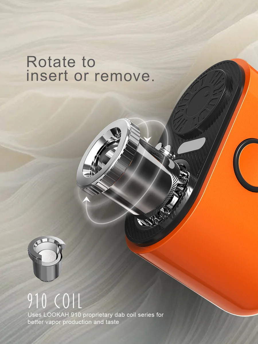 LOOKAH Octopus Mini Electric Dab Rig (Mini rig), Color: Pink, 5 image