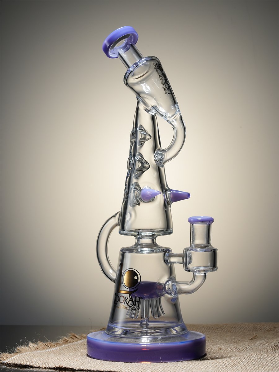 Lookah Bong 12" 8-Arm Tree Percolator Dinosaur Glass Water Pipe 2 Lookah Bong 12" 8-Arm Tree Percolator Dinosaur Glass Water Pipe 2