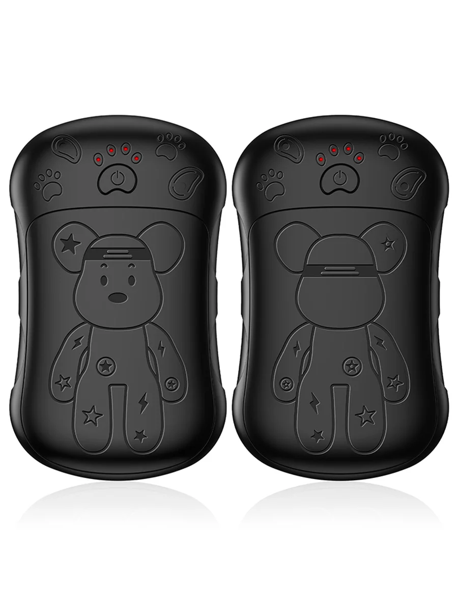 Fortune Bear Magnetic 2-in-1 Dual-Sided Rechargeable Hand Warmers, Color: Off-White , 2 image