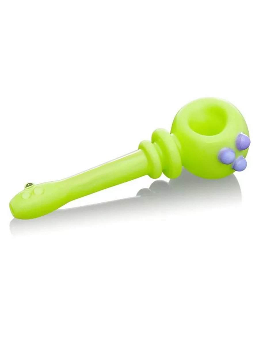 Triple Slime Dotted Glass Pipe Triple Slime Dotted Glass Pipe