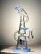 Lookah Bong 12&quot; 8 Arm Tree Percolator Dinosaur Glass Water Pipe |