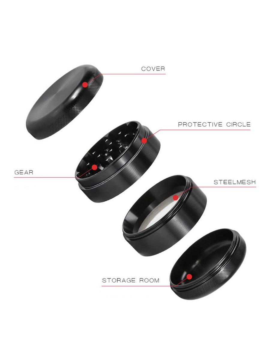 Round Edged Herb Grinder Round Edged Herb Grinder