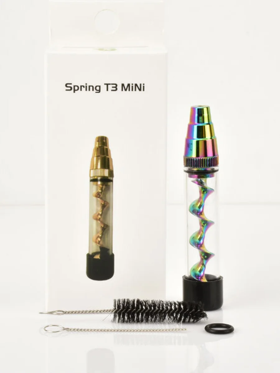 Spring T3 Mini Twisty Glass Blunt Pipe 5 Spring T3 Mini Twisty Glass Blunt Pipe 5