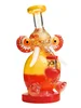 Lookah Rig 8" Mini Multicolored Elephant Dab Rig - Water Blue, Colors: Dark Green, 8 image Lookah Rig 8" Mini Multicolored Elephant Dab Rig - Water Blue, Colors: Dark Green, 8 image