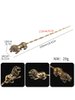 Brass Cigar Pin & Draw Poker, Attribute: Lion Brass Cigar Pin & Draw Poker, Attribute: Lion