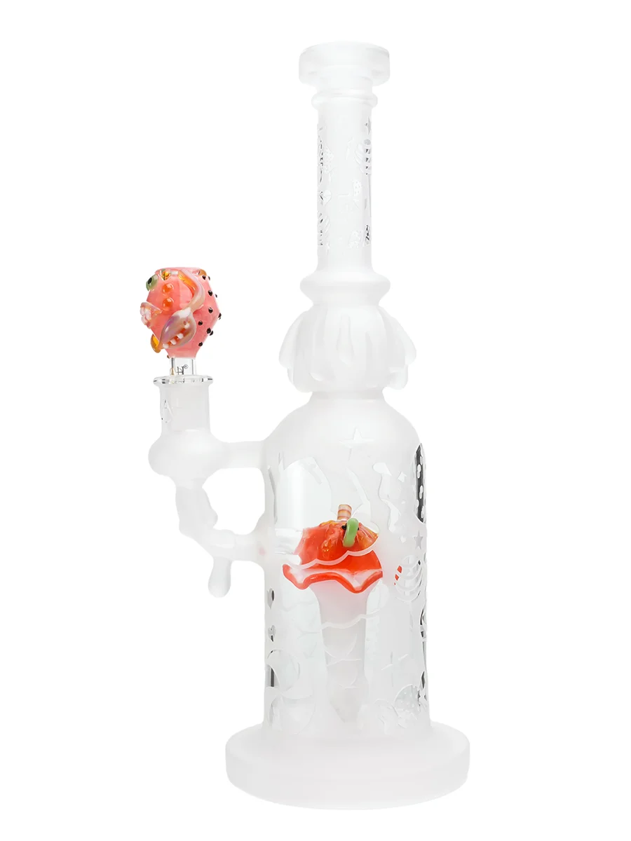 Pink 
 Mutant Crab Glass Bowl
