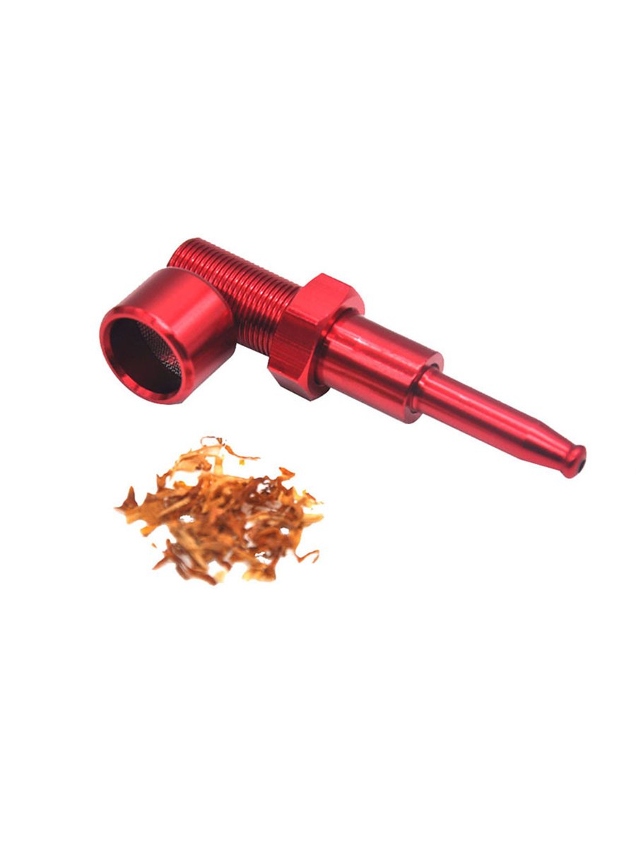 Nut 'N' Bolt Smoking Pipe, Color: Gold, 4 image Nut 'N' Bolt Smoking Pipe, Color: Gold, 4 image