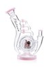 Percolator Accordion Dab Rig — Pink1 Percolator Accordion Dab Rig — Pink1