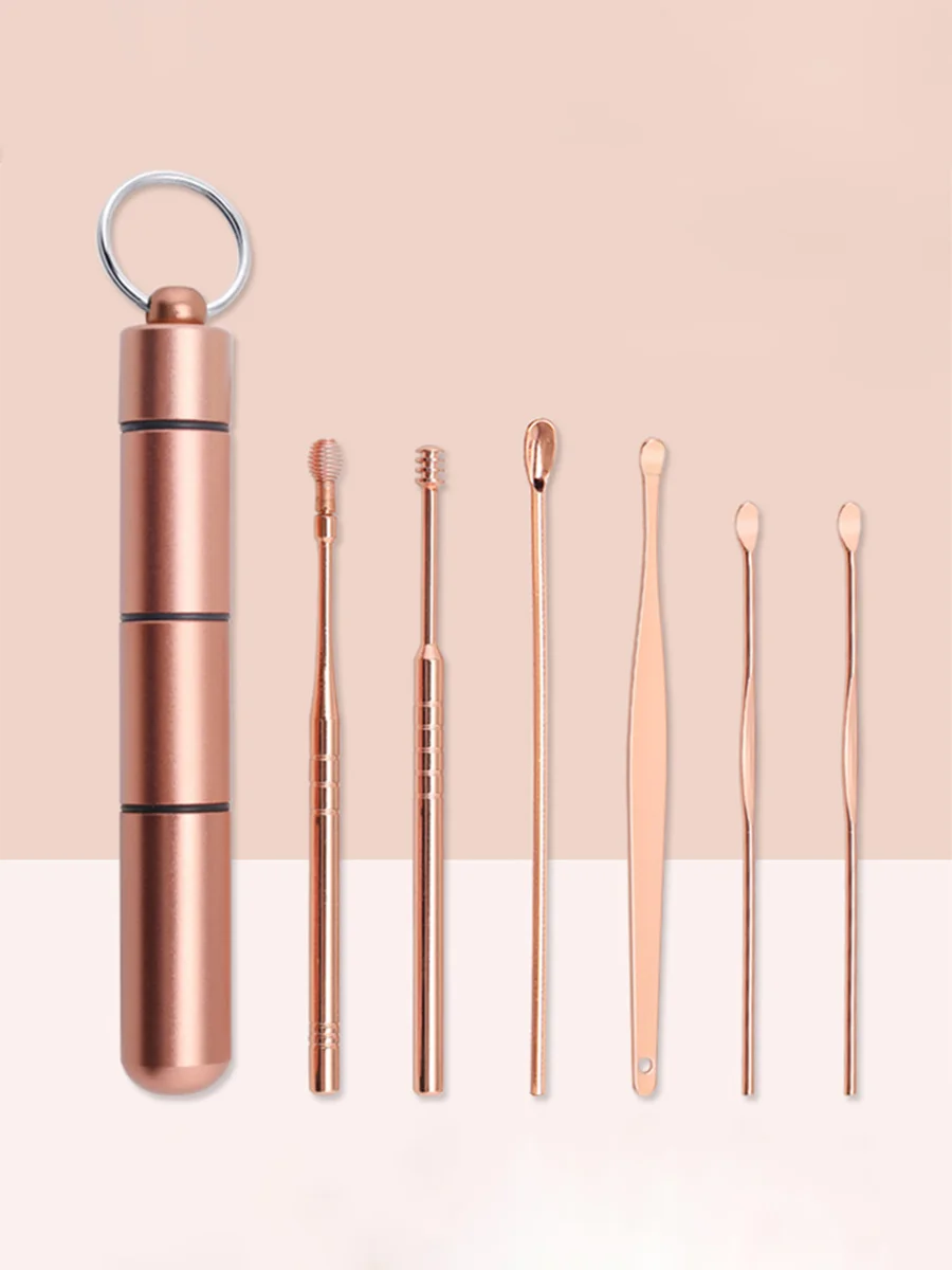 Rose Gold Metal Tool Scoop Set Rose Gold Metal Tool Scoop Set